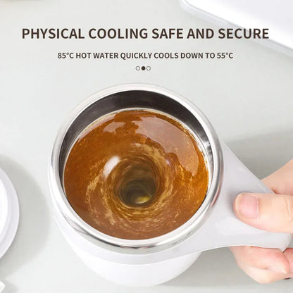 Portable Self-Stirring Magnetic Mug