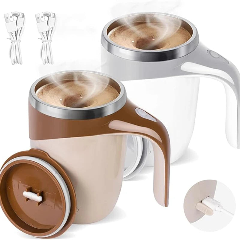 Portable Self-Stirring Magnetic Mug